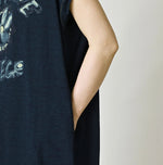 45R Indigo Hippie Flower College M-Dress