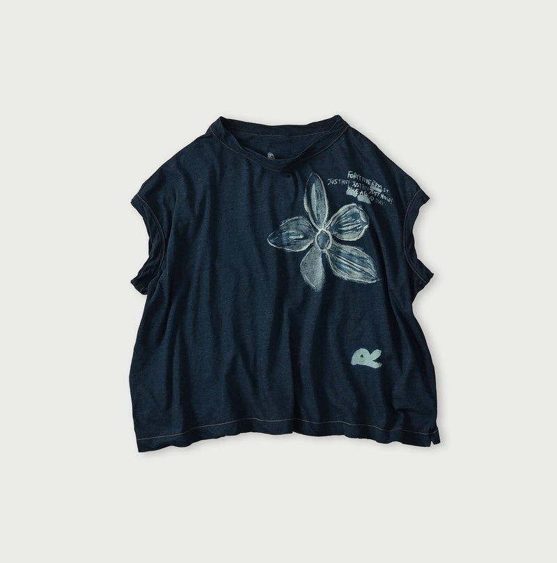 45R Indigo Hippie Flower M-Camisole - Image 1