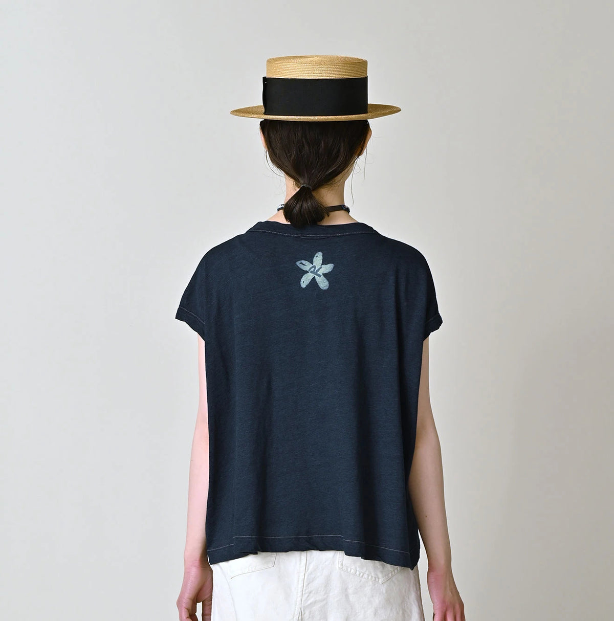 45R Indigo Hippie Flower M-Camisole