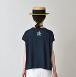 45R Indigo Hippie Flower M-Camisole