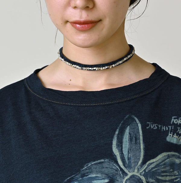 45R Indigo Hippie Flower M-Camisole