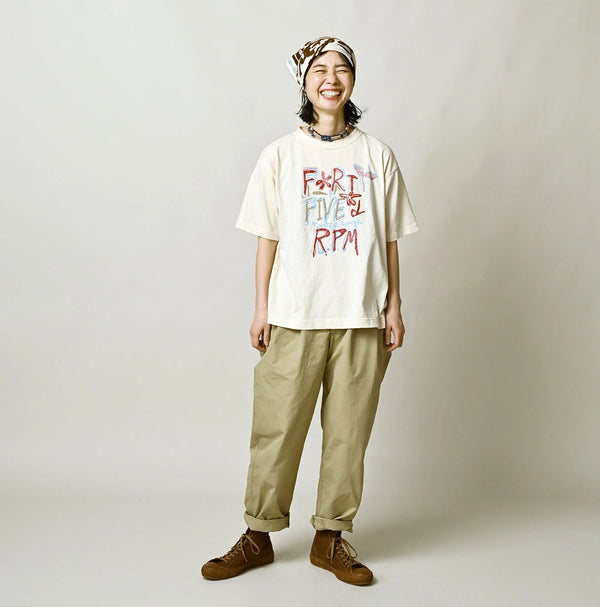 45R Ocean 908 Hippie Flower Logo T-shirt