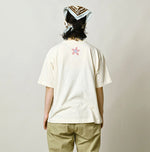 45R Ocean 908 Hippie Flower Logo T-shirt