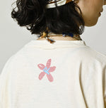 45R Ocean 908 Hippie Flower Logo T-shirt