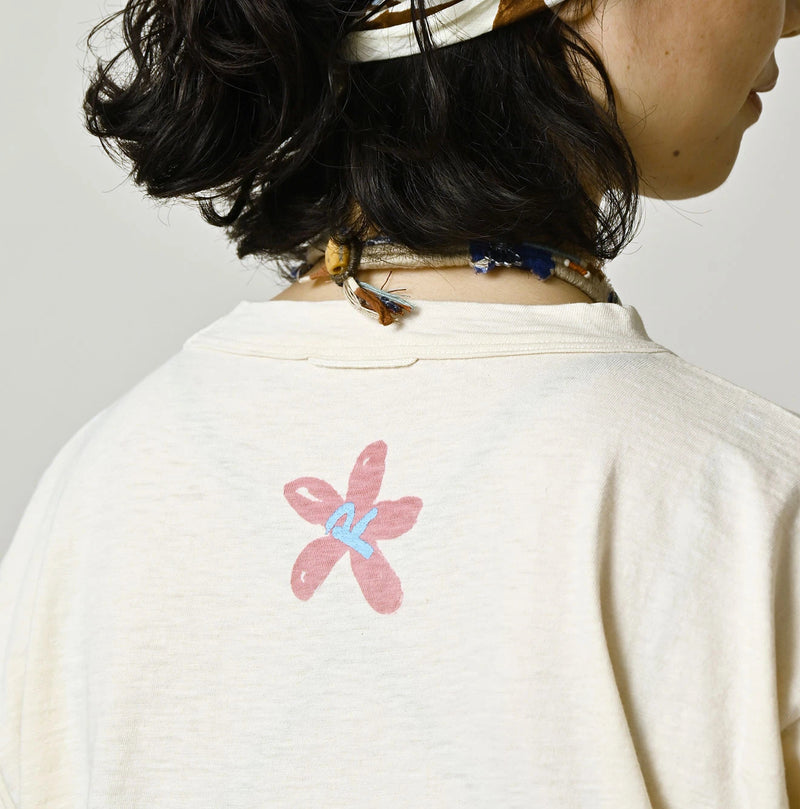 45R Ocean 908 Hippie Flower Logo T-shirt - Image 15