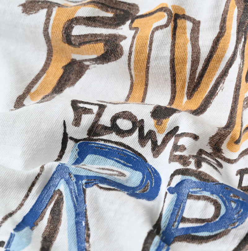 45R Ocean 908 Hippie Flower Logo T-shirt - Image 19