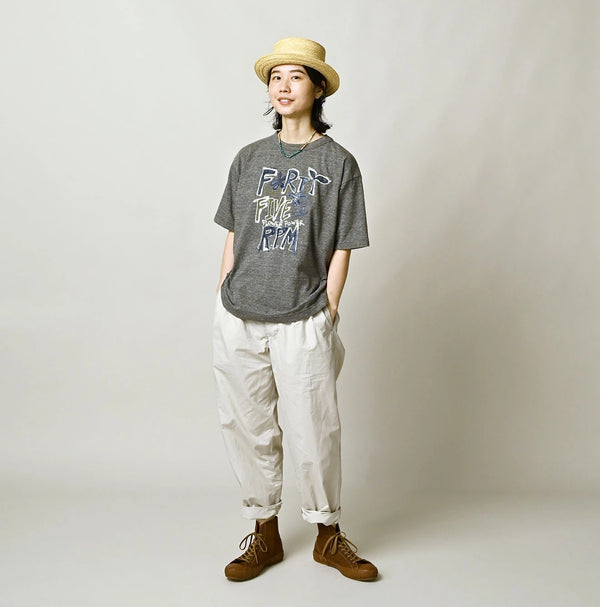 45R Ocean 908 Hippie Flower Logo T-shirt
