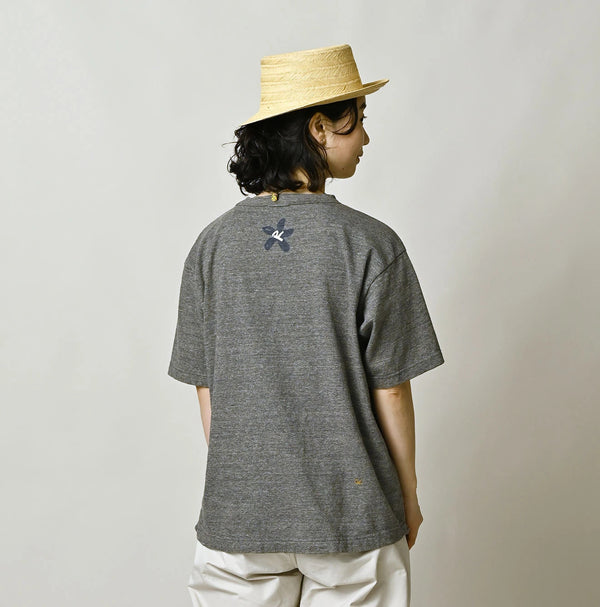 45R Ocean 908 Hippie Flower Logo T-shirt