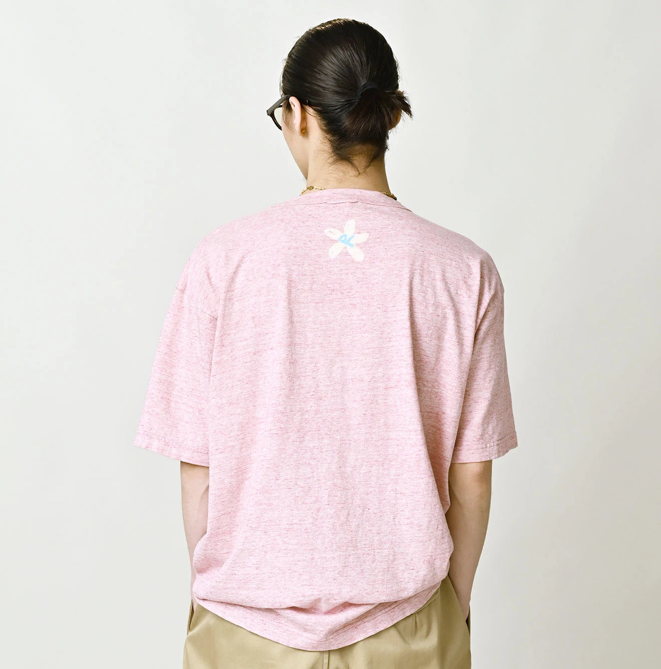 Ocean 908 Hippie Flower Logo T-shirt | 45R Official Online Store