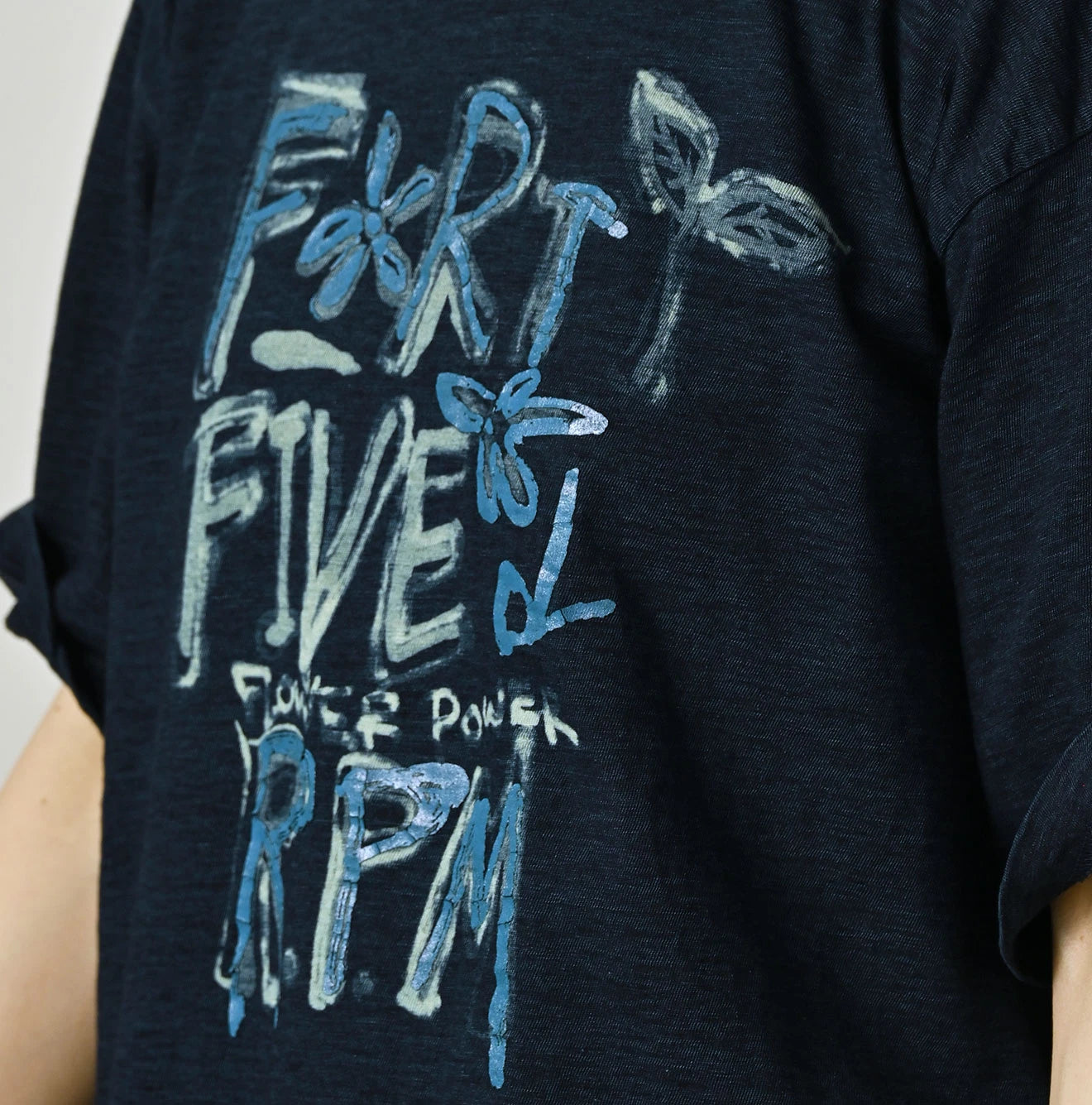 Indigo Ocean 908 Hippie Flower Logo T-shirt | 45R Official Online