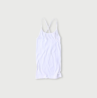 45R Fraise Crisscross Back Camisole