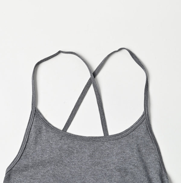 45R Fraise Crisscross Back Camisole (Top-dyed)