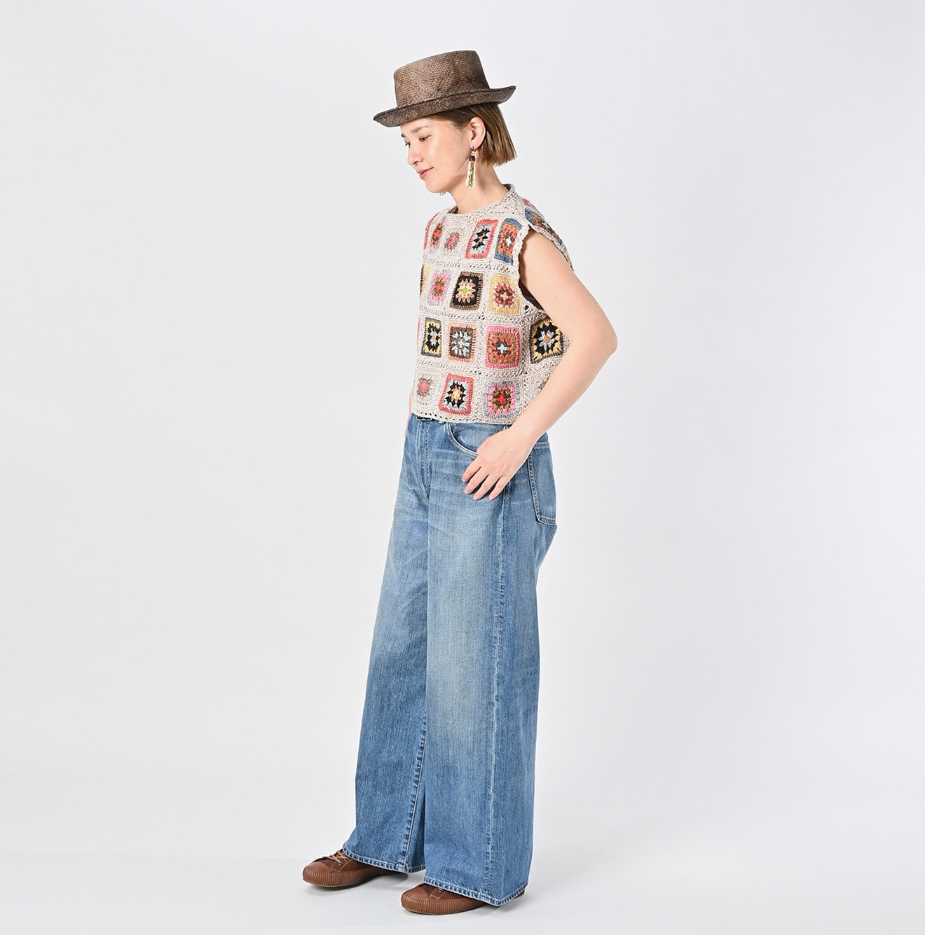 Crochet Flower Vest – 45R GLOBAL