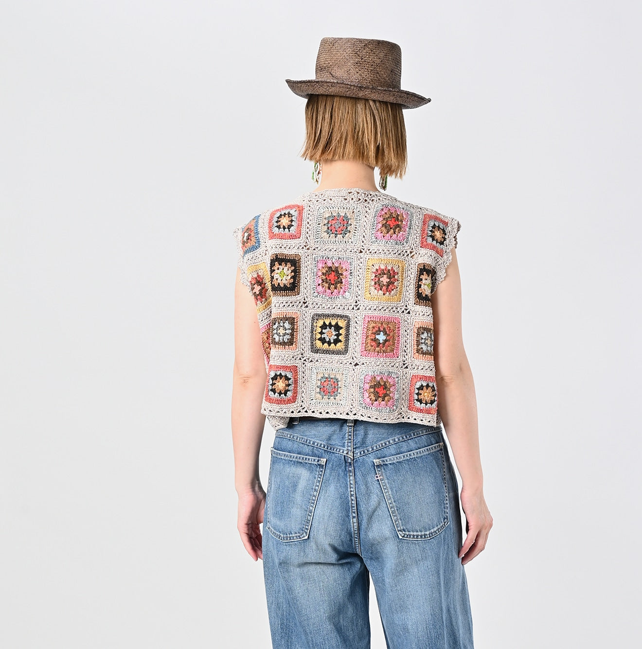 【新品未使用】 MURRAL Garden flower knit vest MURRAL Garden flower knit vest | KOKO