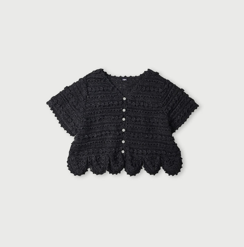 45R Washi Knit de Lace Cardigan - Image 1