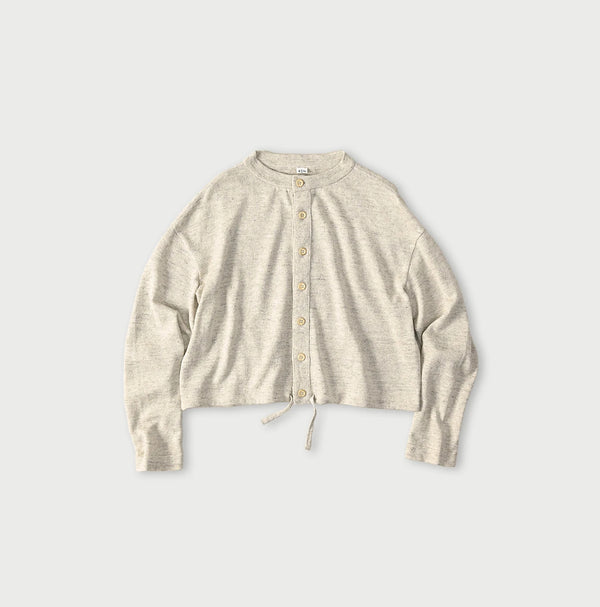 45R Linen Super Gauze Square Cardigan