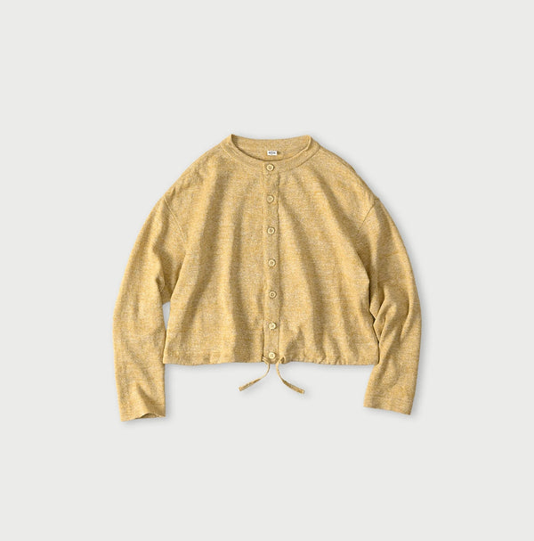 45R Linen Super Gauze Square Cardigan