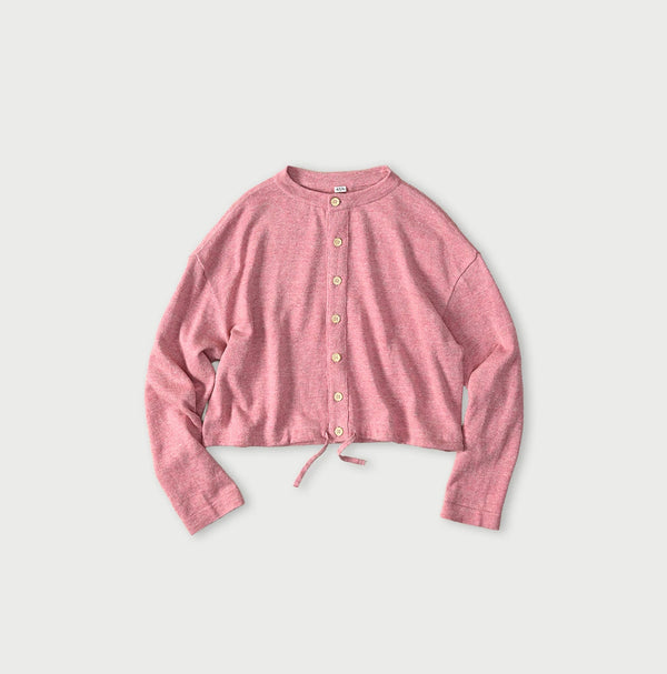 45R Linen Super Gauze Square Cardigan