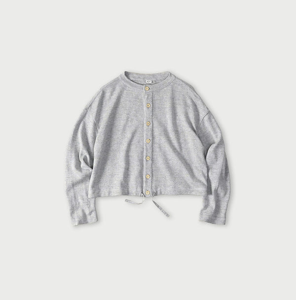 45R Linen Super Gauze Square Cardigan