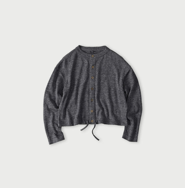 45R Linen Super Gauze Square Cardigan
