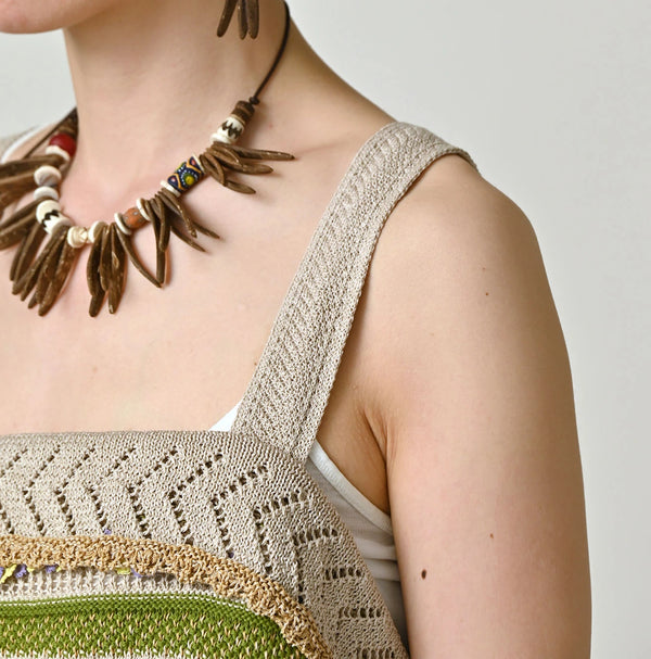 45R Lei Lei Jacquard Camisole