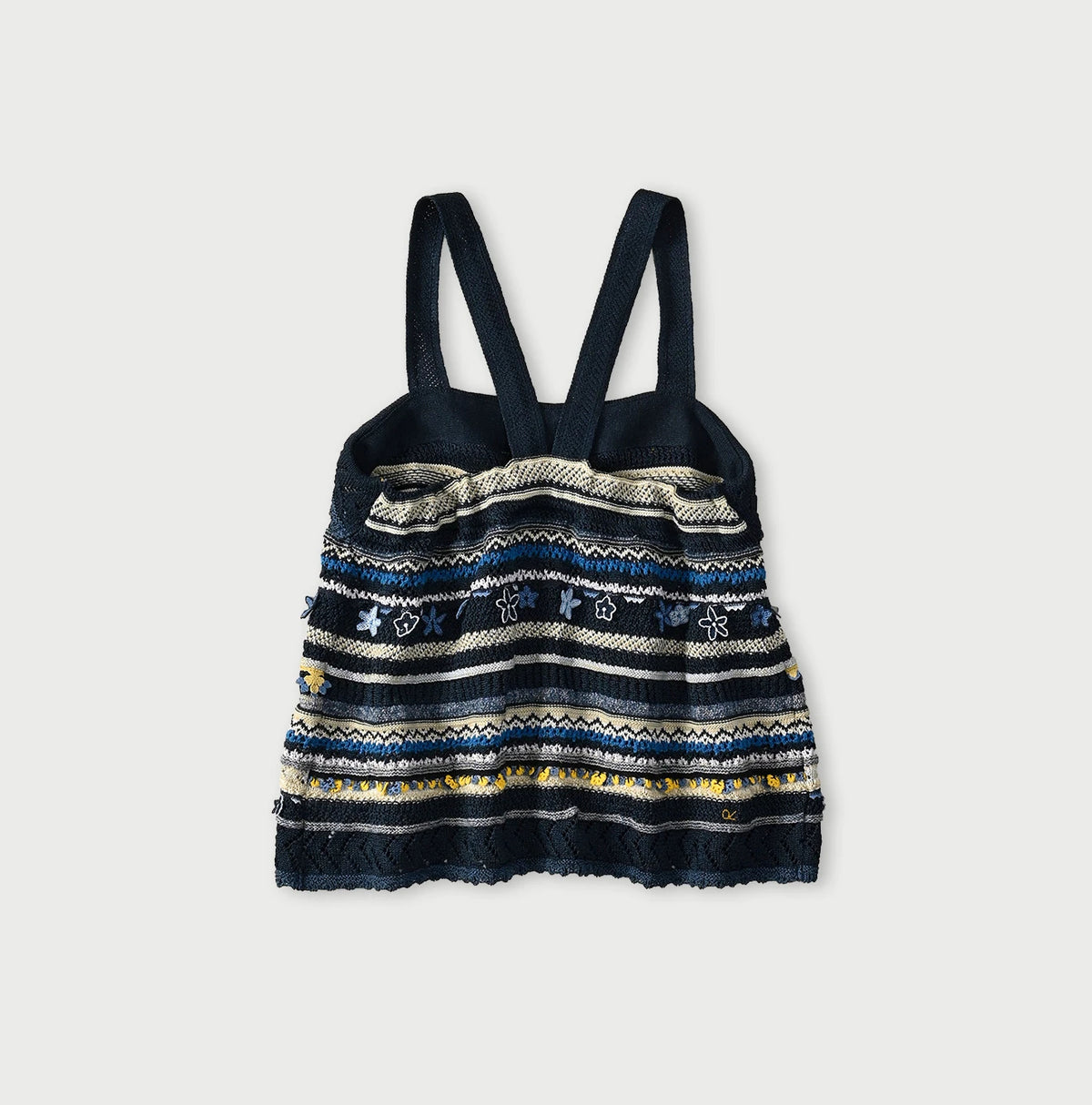 45R Indigo Lei Lei Jacquard Camisole
