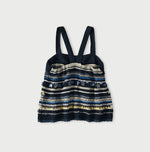 45R Indigo Lei Lei Jacquard Camisole