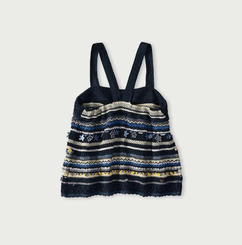 45R Indigo Lei Lei Jacquard Camisole - Image 11