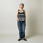 45R Indigo Lei Lei Jacquard Camisole