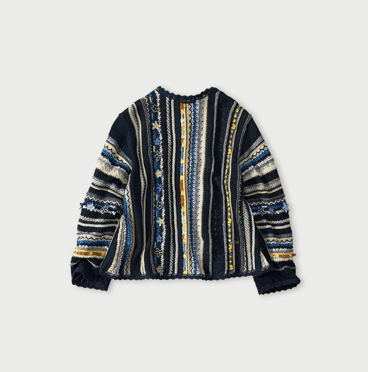 45R Indigo Lei Lei Jacquard Bolero
