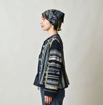 45R Indigo Lei Lei Jacquard Bolero