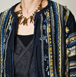 45R Indigo Lei Lei Jacquard Bolero