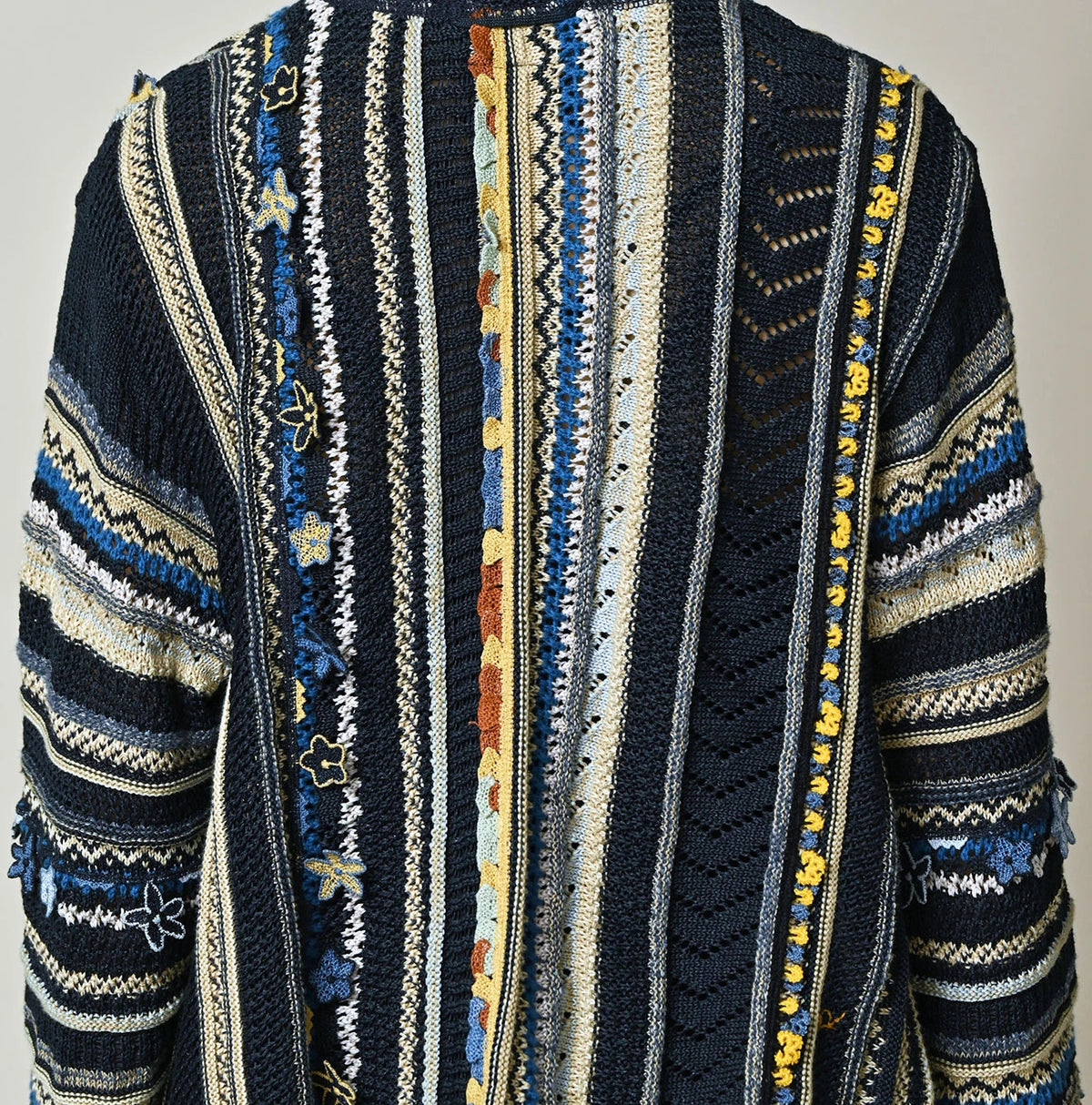 45R Indigo Lei Lei Jacquard Bolero