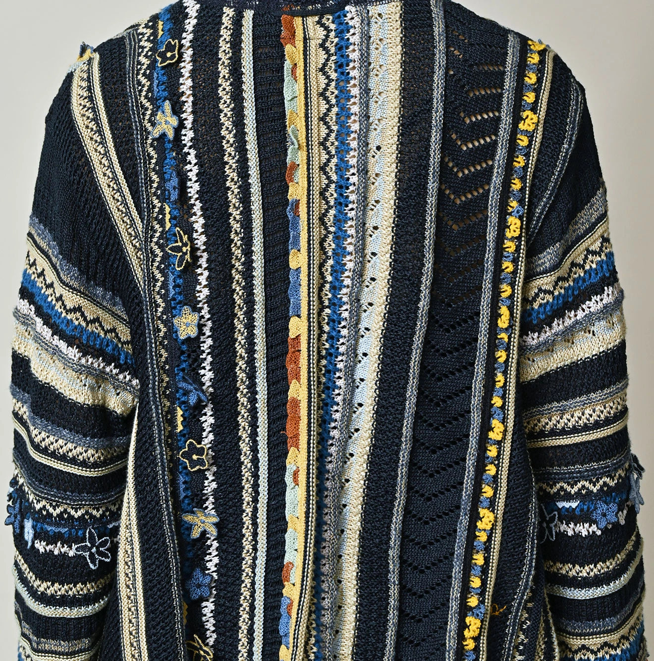 45R Indigo Lei Lei Jacquard Bolero - Image 10