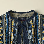 45R Indigo Lei Lei Jacquard Bolero