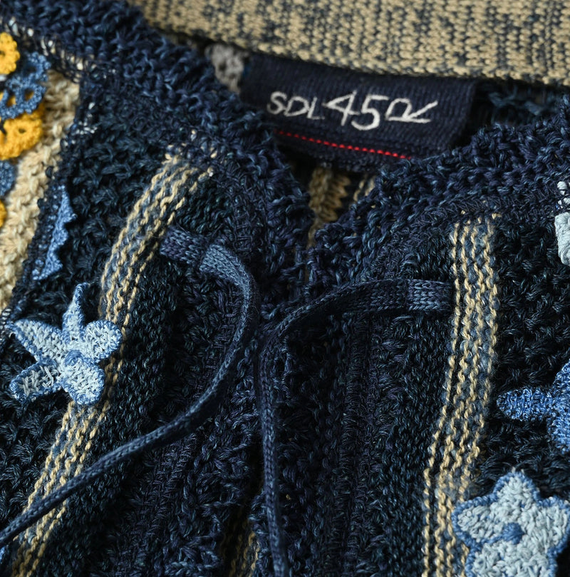 45R Indigo Lei Lei Jacquard Bolero - Image 15
