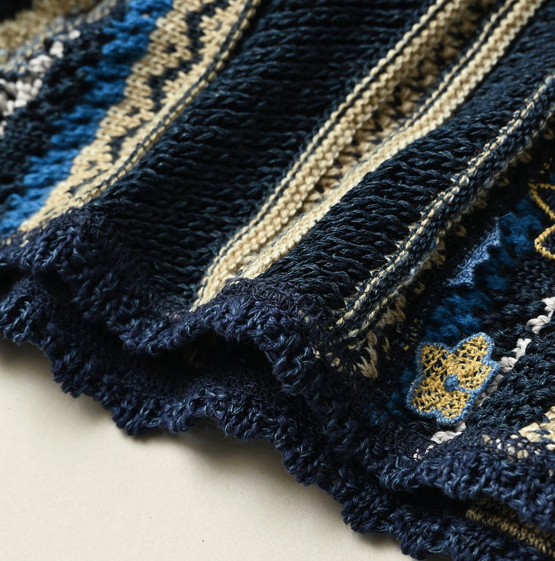 45R Indigo Lei Lei Jacquard Bolero - Image 17