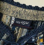 45R Indigo Lei Lei Jacquard Bolero