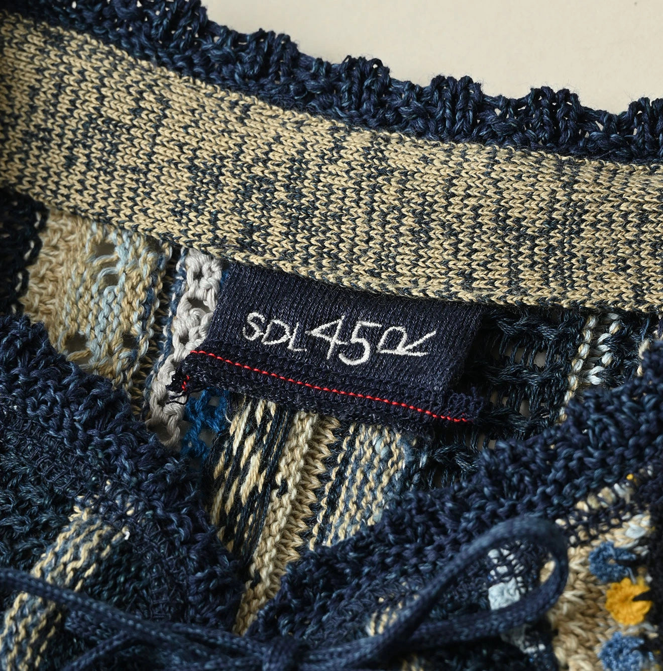 45R Indigo Lei Lei Jacquard Bolero