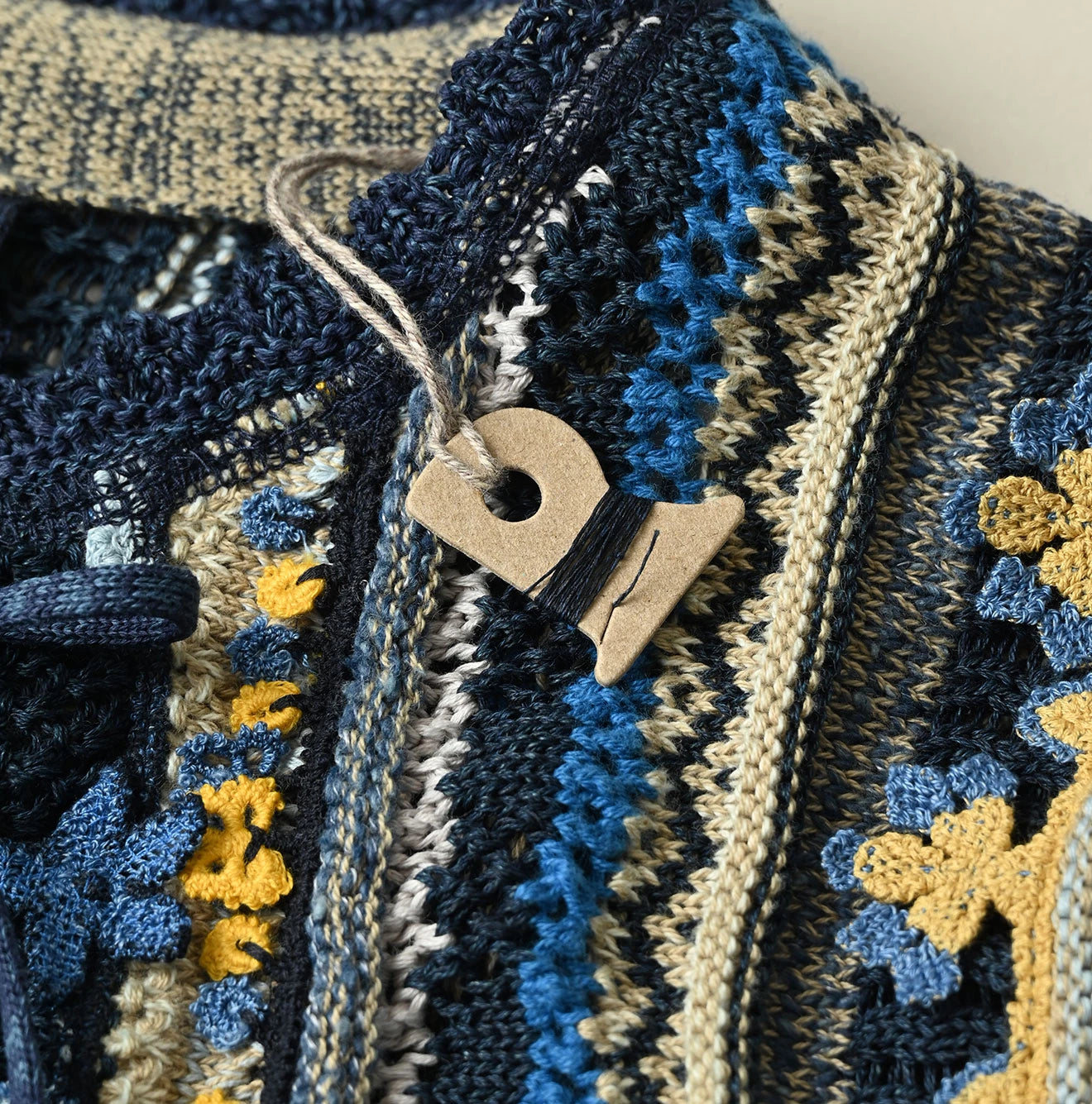 45R Indigo Lei Lei Jacquard Bolero