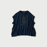 45R Indigo Hula Girl Jacquard M-Camisole