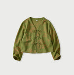 45R Lei Aloha Jacquard Cardigan