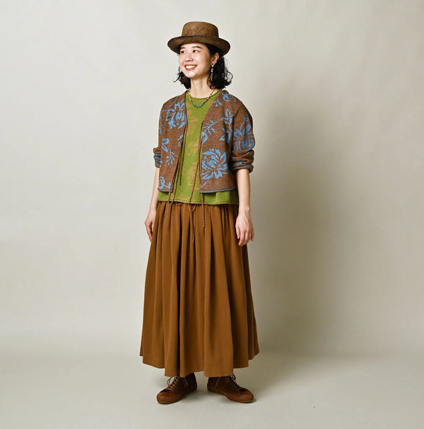 45R Lei Aloha Jacquard Cardigan