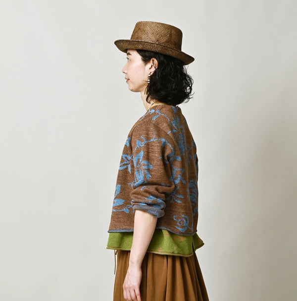 45R Lei Aloha Jacquard Cardigan