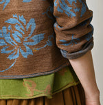 45R Lei Aloha Jacquard Cardigan