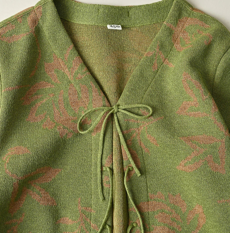 45R Lei Aloha Jacquard Cardigan - Image 13