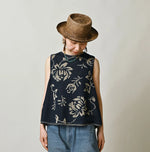45R Indigo Lei Aloha Jacquard Camisole