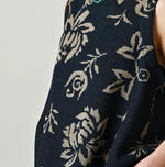 45R Indigo Lei Aloha Jacquard Camisole