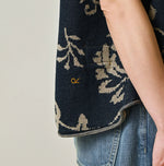 45R Indigo Lei Aloha Jacquard Camisole