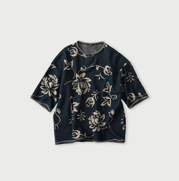 45R Indigo Lei Aloha Jacquard 908 T-shirt